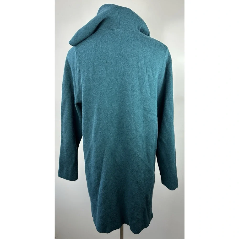 Torrid Open Front Hooded Cardigan Sweater Jacket Pockets Dark Teal Plus Size 3X - Picture 8 of 14